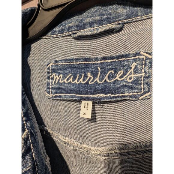 Maurices crop denim jacket XL - Picture 3 of 3
